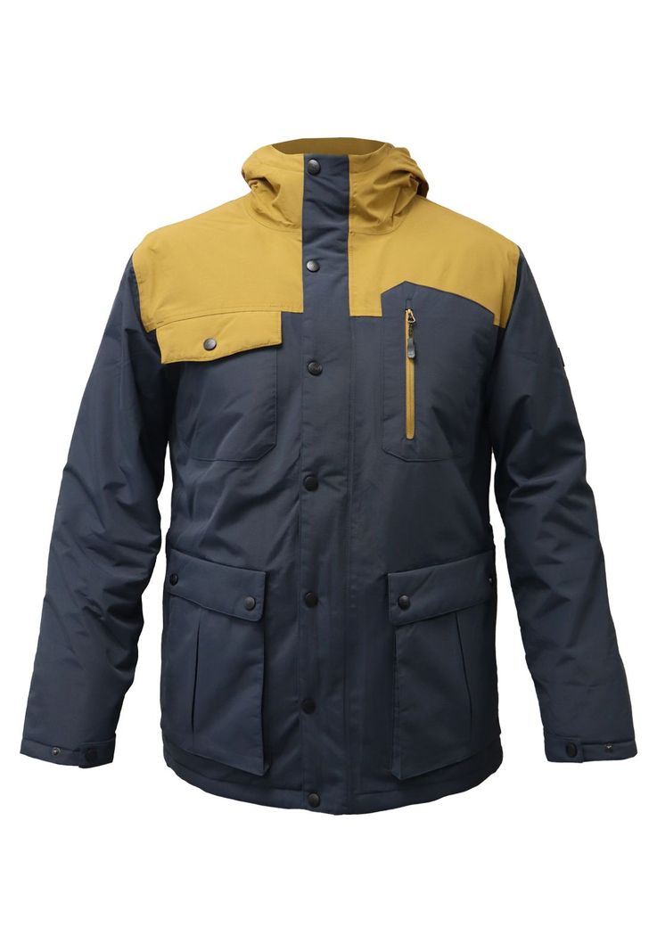 Parka HW Kodiak Azul Mostaza-0