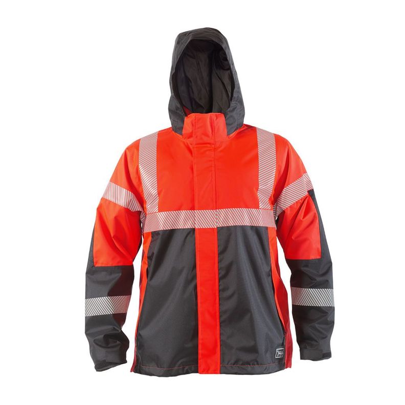 Parka Reflectiva  Hw Skorpio 3 En 1 Rojo Fluor-0