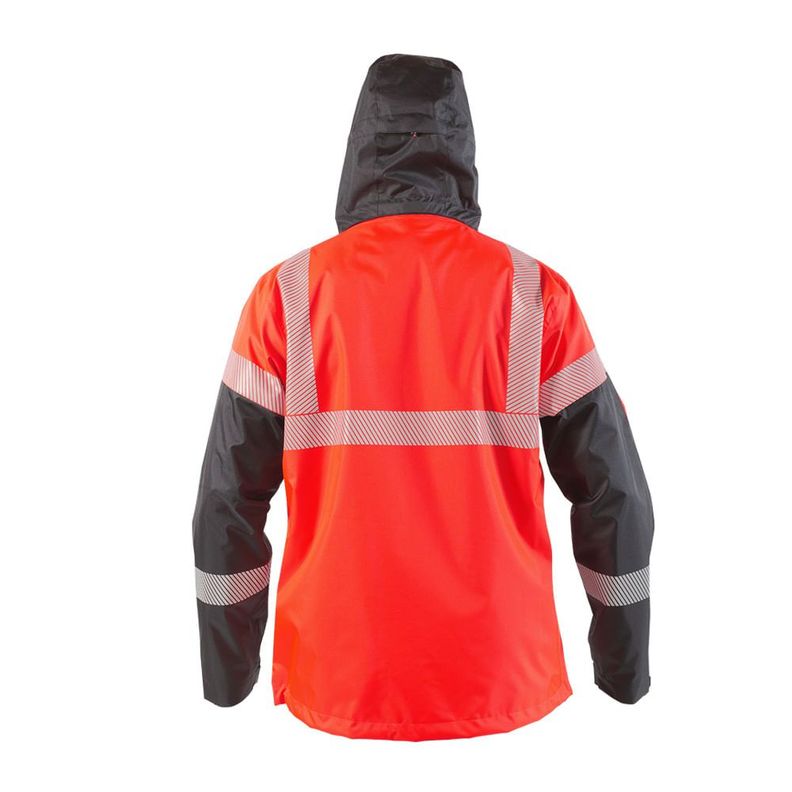 Parka Reflectiva  Hw Skorpio 3 En 1 Rojo Fluor-3