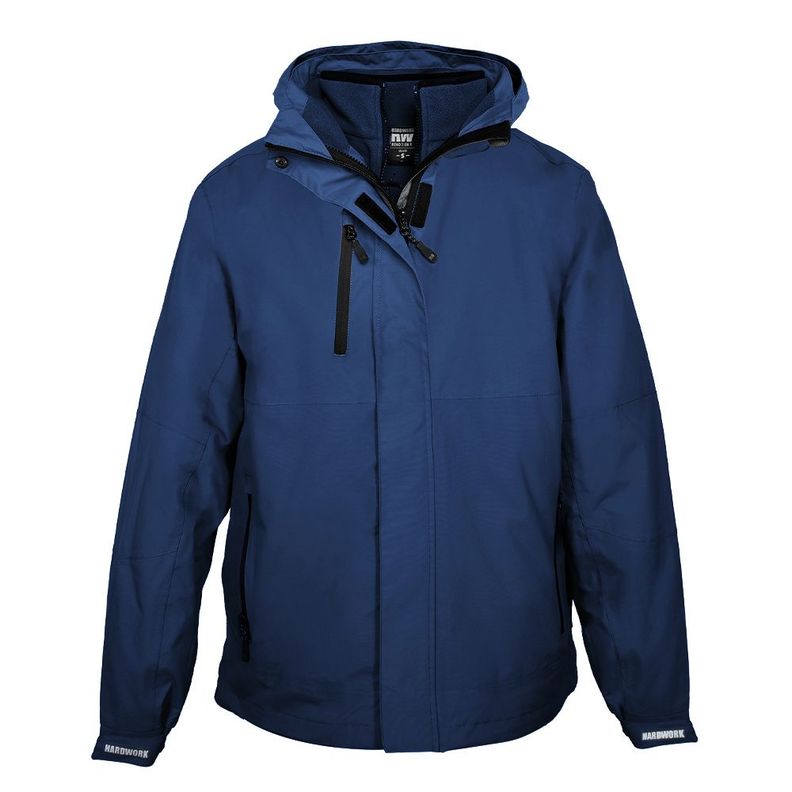 Parka Desmontable HW Reno 3 en 1 Deep Blue-0