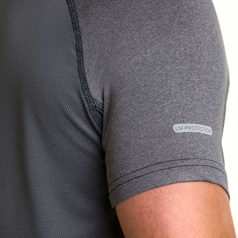 Polera Dry Fit Hw Spx Manga Corta Hombre Carbon Grey-4