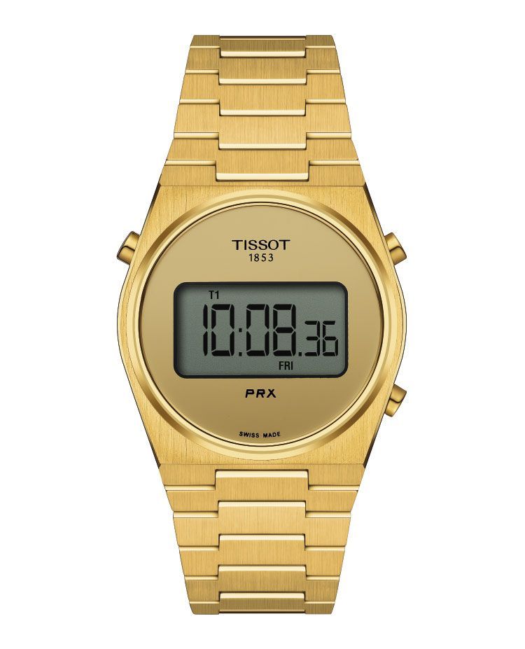 Reloj Tissot PRX Digital 35mm Dorado