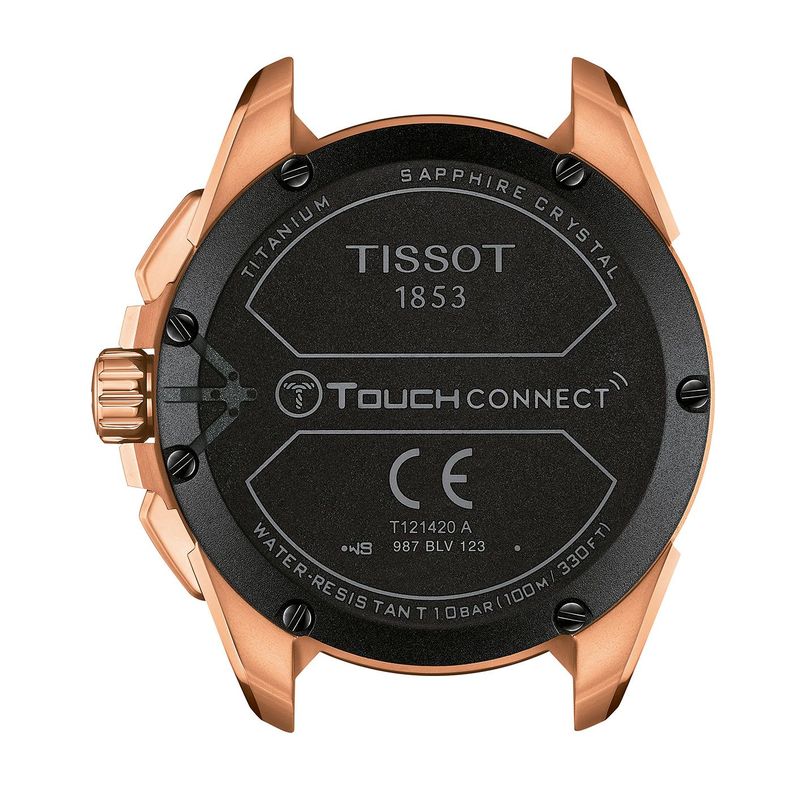 Reloj Digital Tissot T-Touch Connect Solar Oro Rosa-3