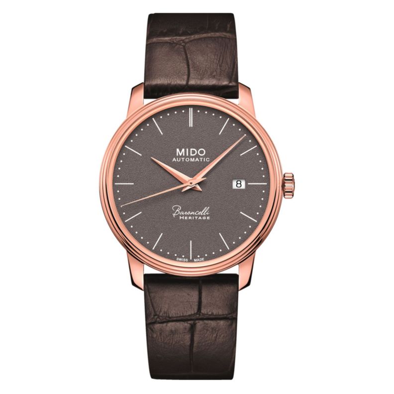 Reloj Mido Baroncelli III Heritage Cuero-0