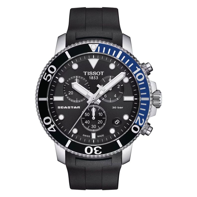 Reloj Tissot Seastar 1000 Quartz Chronograph Negro-0
