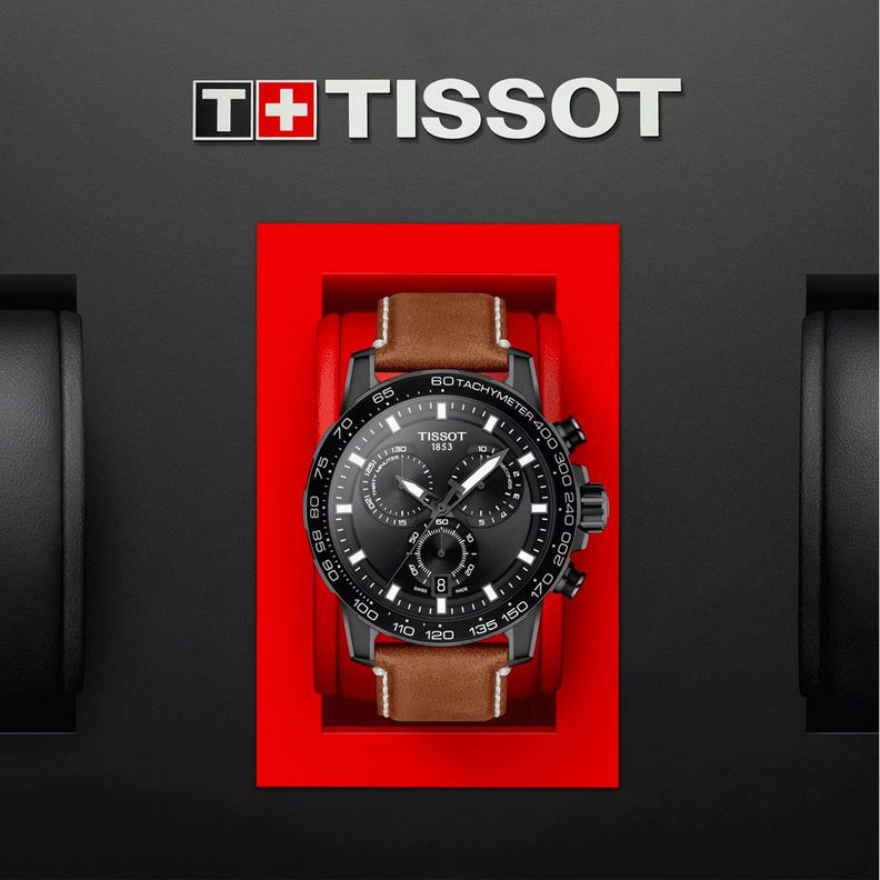 Reloj Tissot Supersport Chrono Beige-5