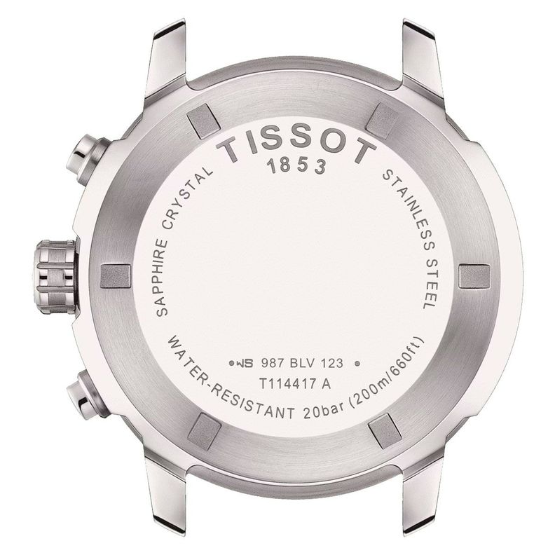 Reloj Tissot PRC 200 Chronograph Acero Azul-1