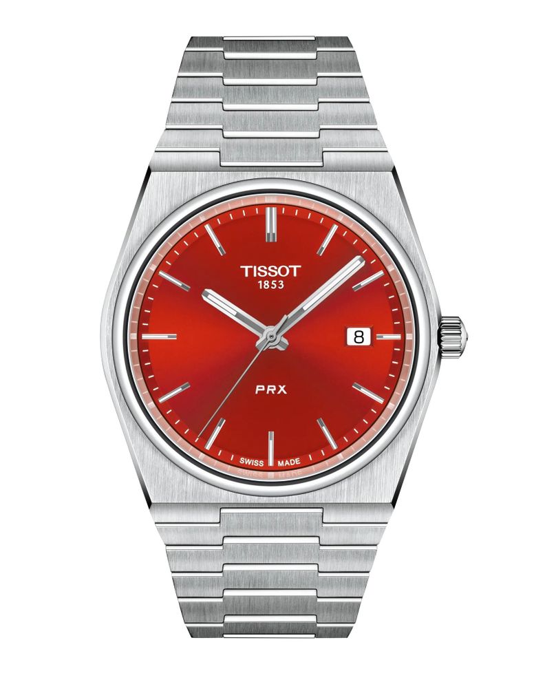 Reloj Tissot PRX Acero Rojo 40MM-0