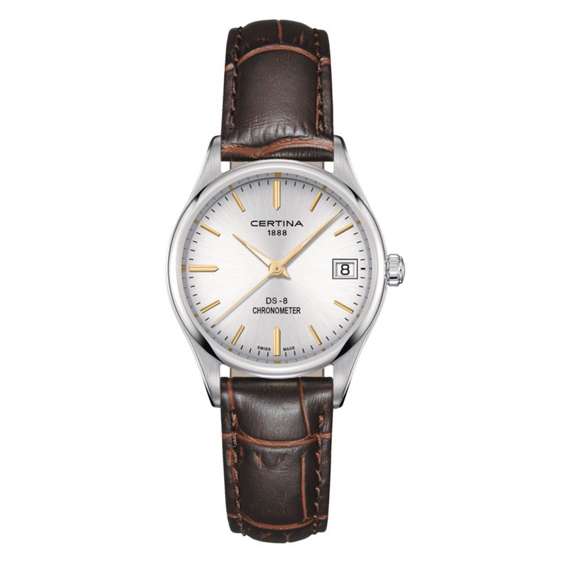 Reloj Certina DS 8 Cuero Café-0
