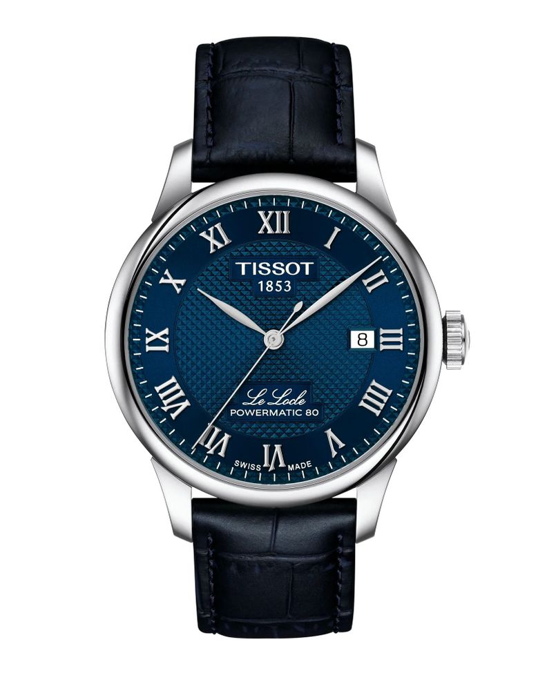 Reloj Tissot Le Locle Cuero Azul 39MM