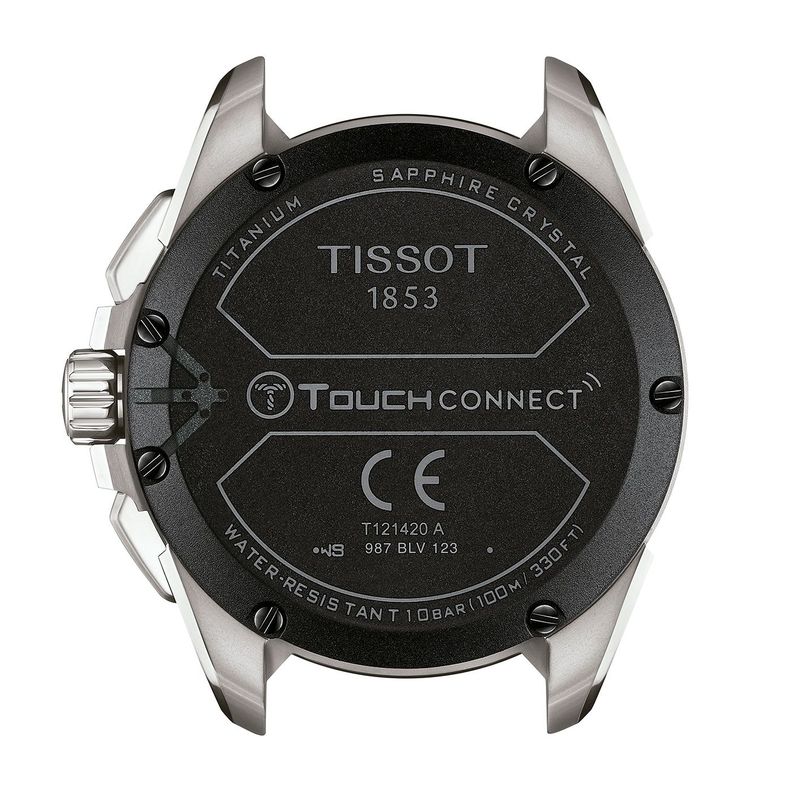 Reloj Digital Tissot T-Touch Connect Azul-4