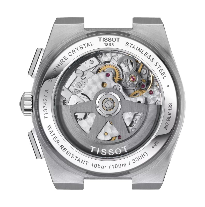 Reloj Tissot Prx Chrono Acero Verde-1