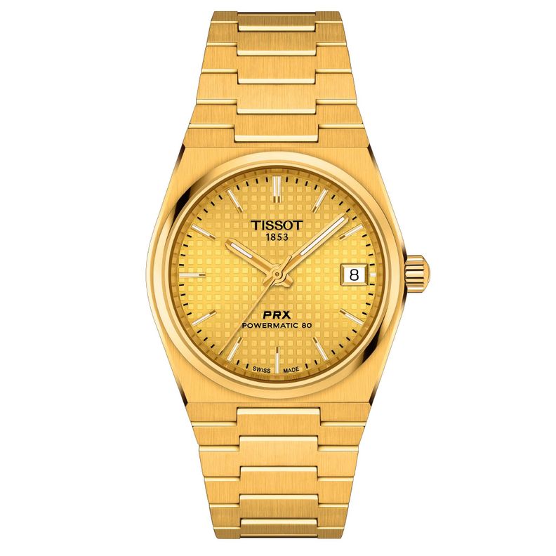 Reloj Tissot PRX Powermatic 35mm Dorado-0