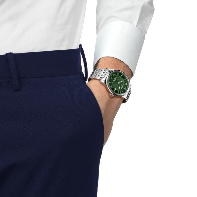 Reloj Tissot Le Locle Acero Verde 39MM-3
