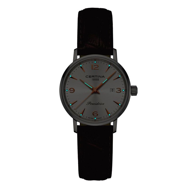 Reloj Certina DS Caimano Cuero Café-1