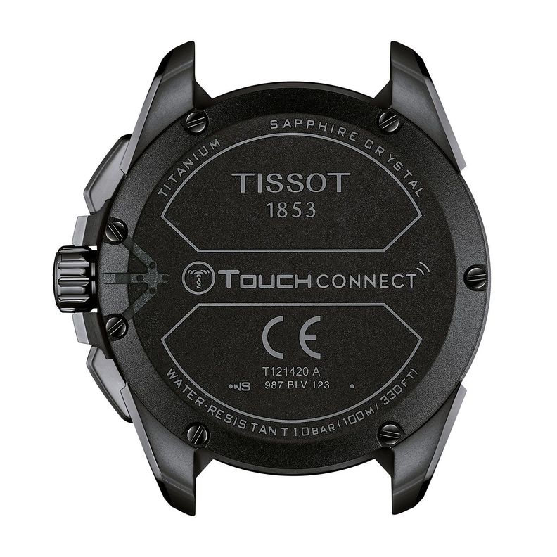 Reloj Digital Tissot T-Touch Connect Naranjo-4