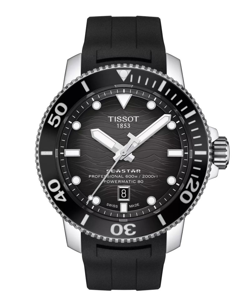 Reloj Tissot Seastar 2000 Professional Resina Negro-0