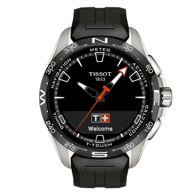 Reloj Digital Tissot T-Touch Connect Solar Acero Negro-0