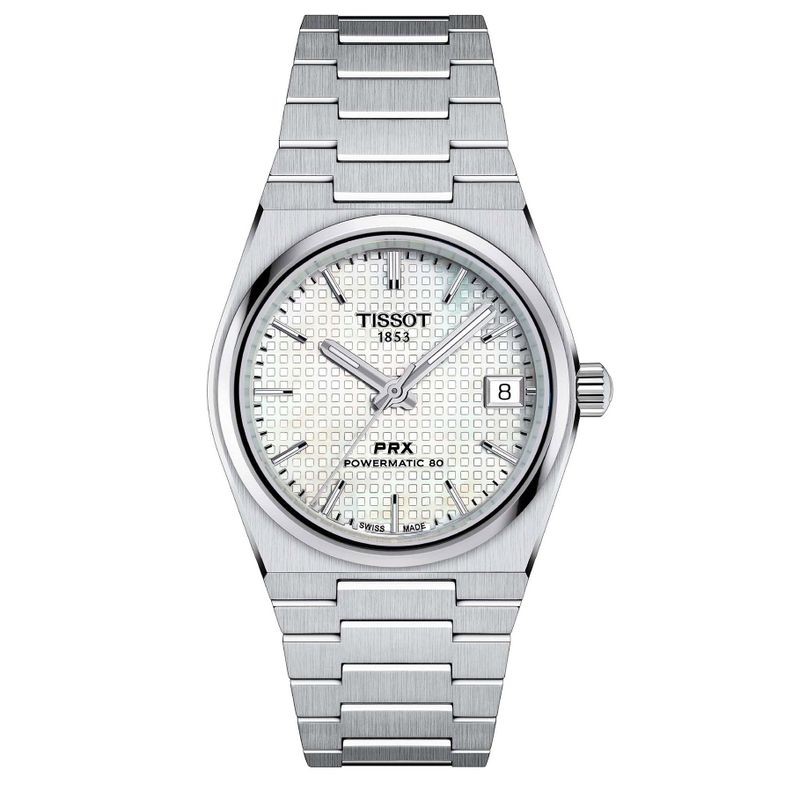 Reloj Tissot PRX Powermatic 35mm Blanco Acero