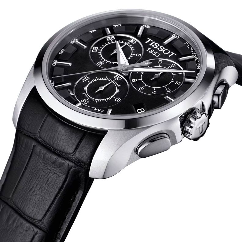 Reloj Tissot Couturier Chronograph Negro-1