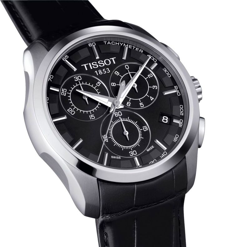 Reloj Tissot Couturier Chronograph Negro-2