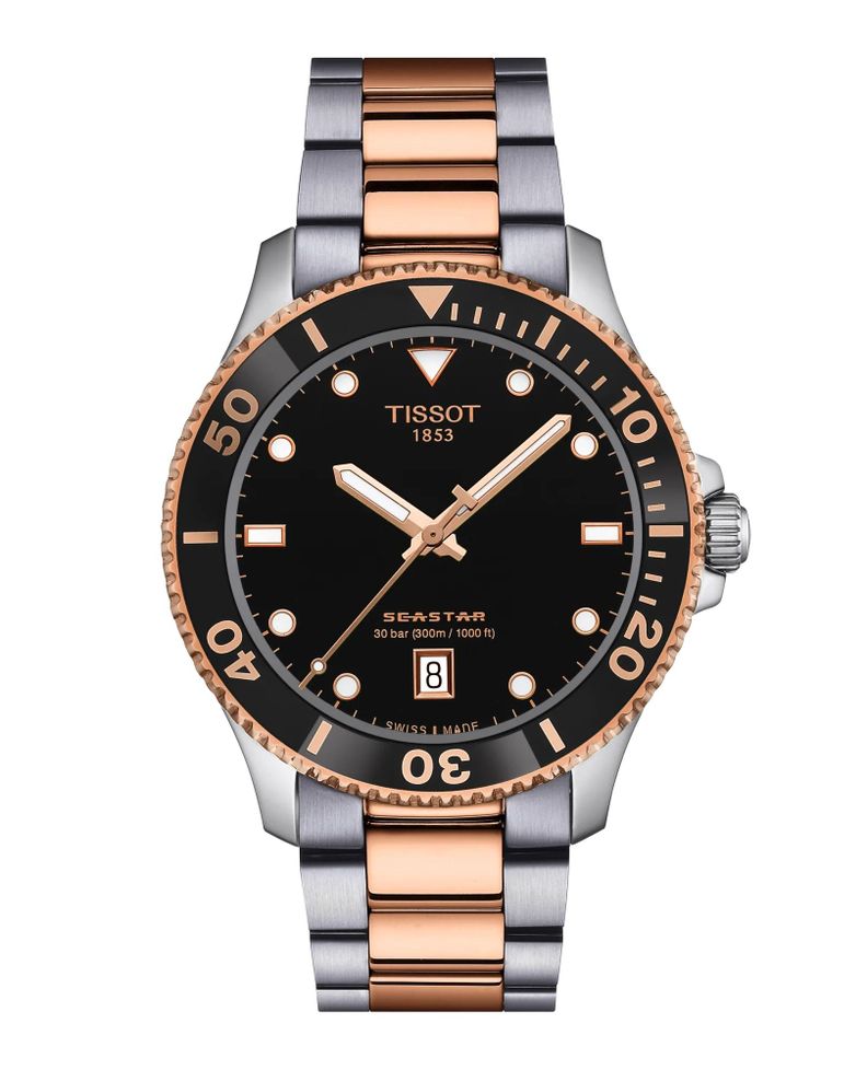Reloj Tissot Seastar 1000 Bicolor Oro Rosa 40MM-0