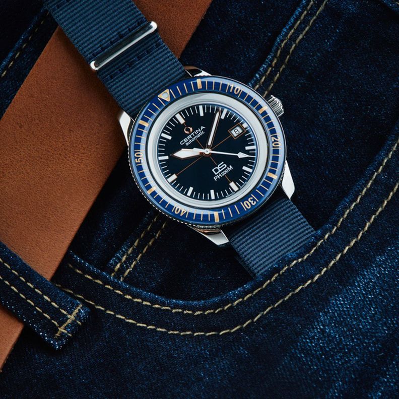 Reloj Certina DS PH200M Cuero Café-1