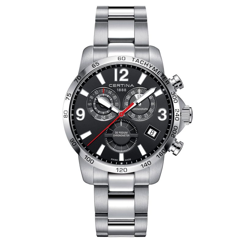 Reloj Certina DS Podium Crono Grafito Acero