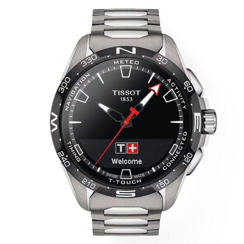 Reloj Digital Tissot T-Touch Connect Solar Acero-0