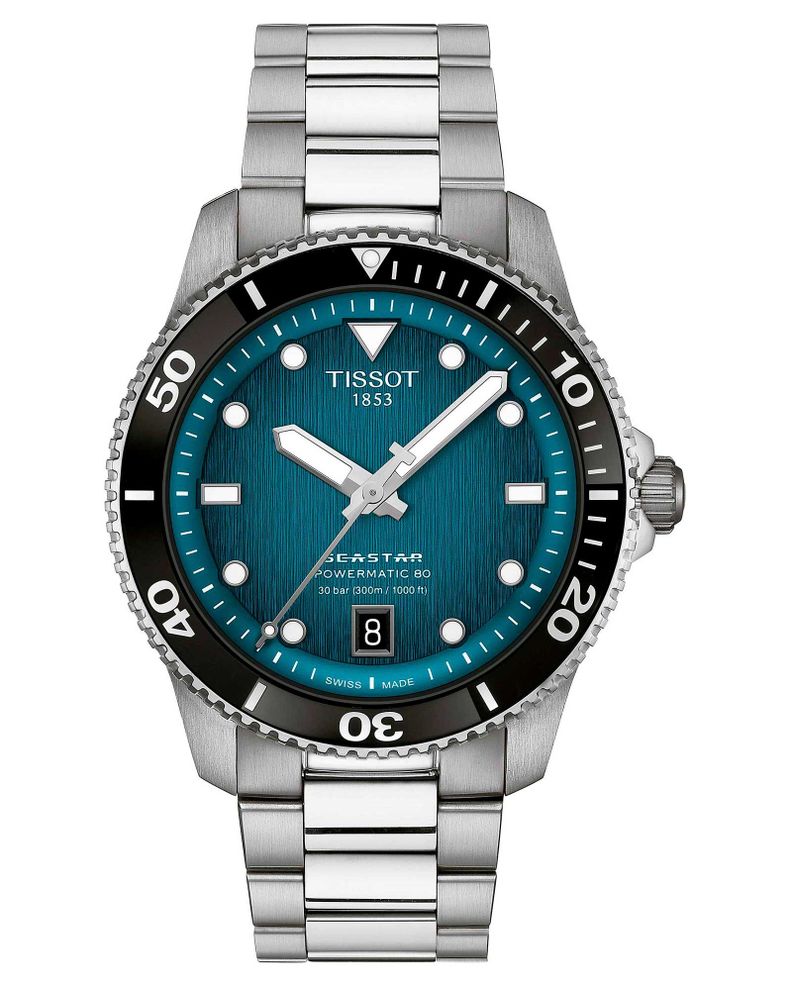 Reloj Tissot Seastar 1000 Powermatic 80 Blue Dial Acero
