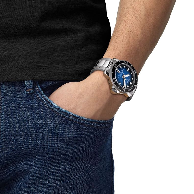 Reloj Tissot Seastar 2000 Professional Azul-3