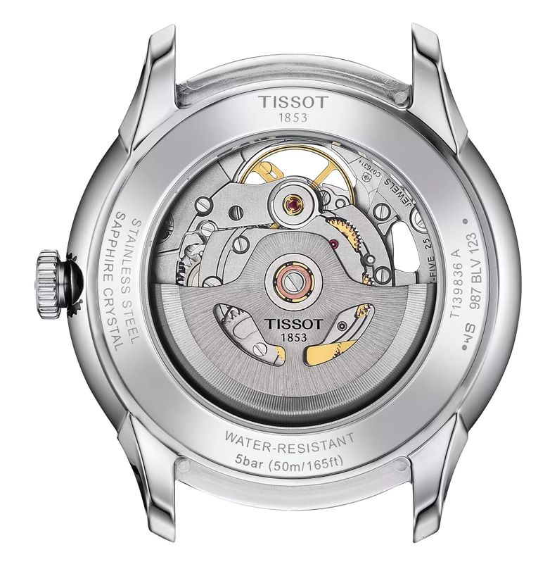 Reloj Tissot Chemin Des Tourelles Skeleton Acero-1