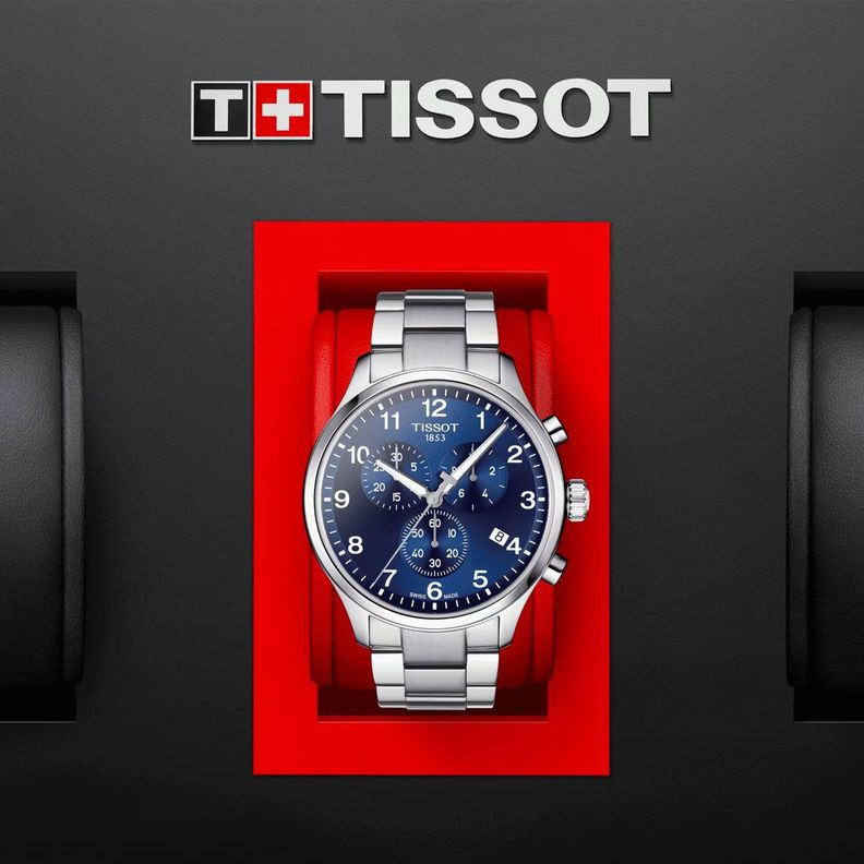 Reloj Tissot Chrono XL Classic Acero Azul-3