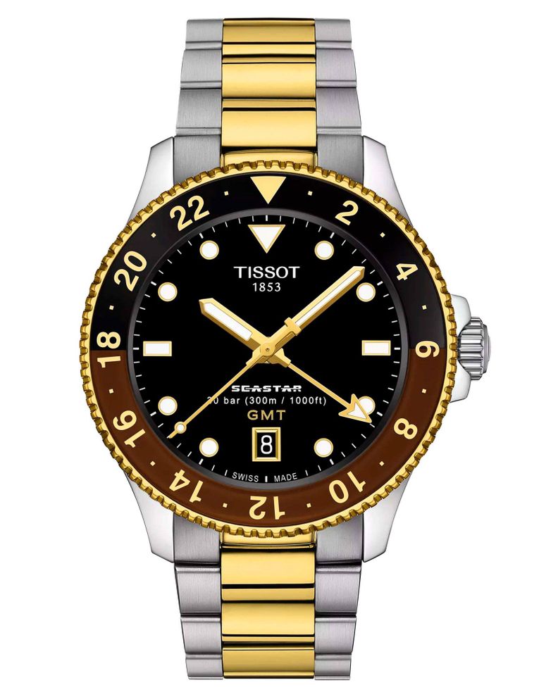 Reloj Tissot Seastar 1000 Quartz GMT Bicolor-0
