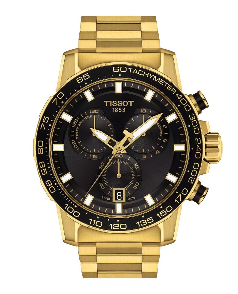 Reloj Tissot Supersport Chrono Dorado-0