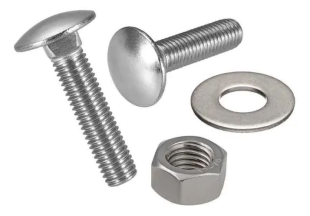 Pack Perno Coche 3 /8 x 3 /4 Zn+ Tuerca+ Golilla Pl Cte (100 Un
