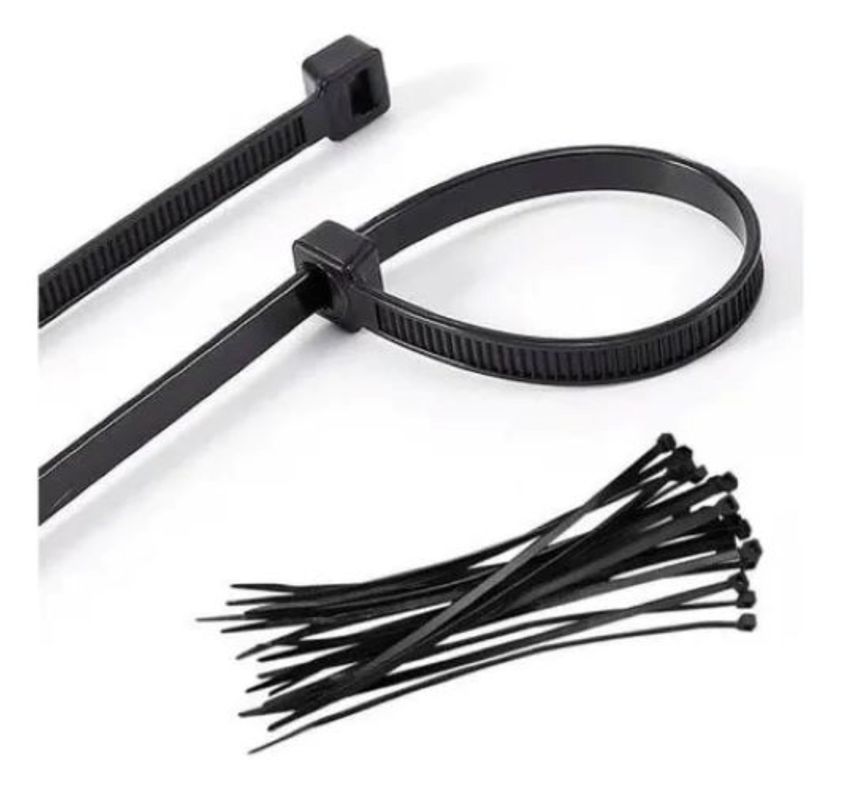 Amarra Cable Negro 2 5x160mm Paq 100 Un