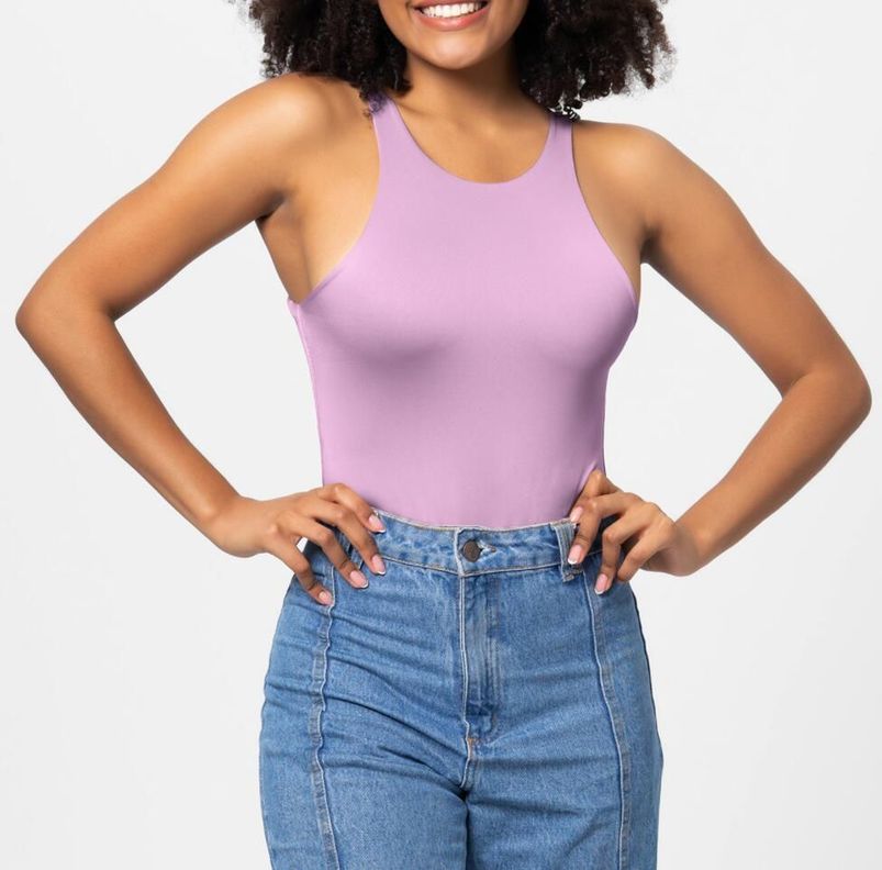 BODY ENTERITO UNICOLOR LISO LILA-0