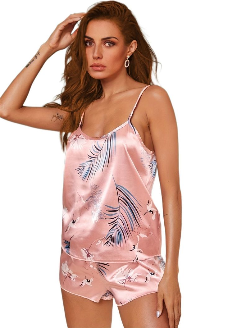 Conjunto Corto De Pijama Rosado  Dreamer-0