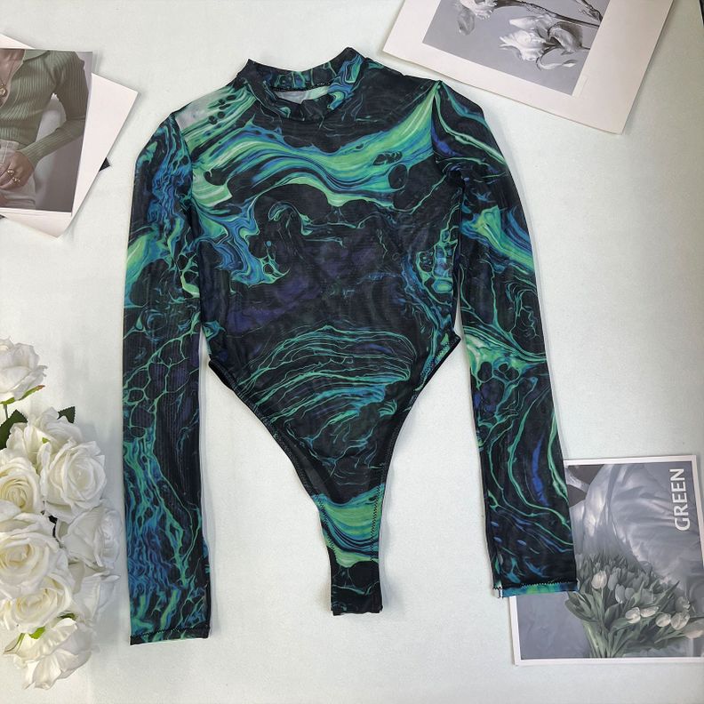 Body Manga Larga Verde Aurora-5