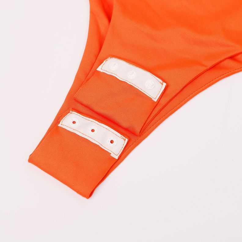 BODY ENTERITO UNICOLOR LISO NARANJA -2