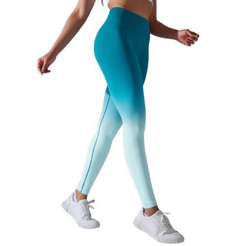 Leggings Licra Buzo Degrades Turquesa -3
