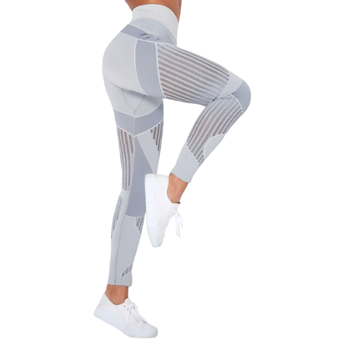 Leggings Licra Buzo Ranurado Azul-2