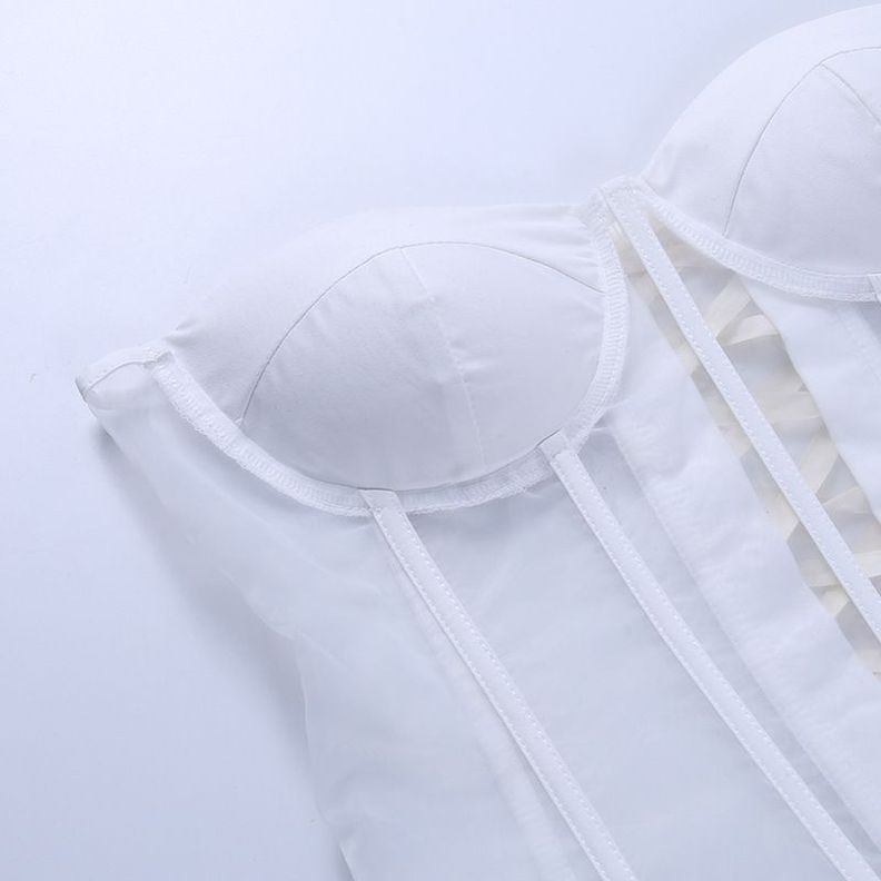 Corset Top Blanco Amaratta-2