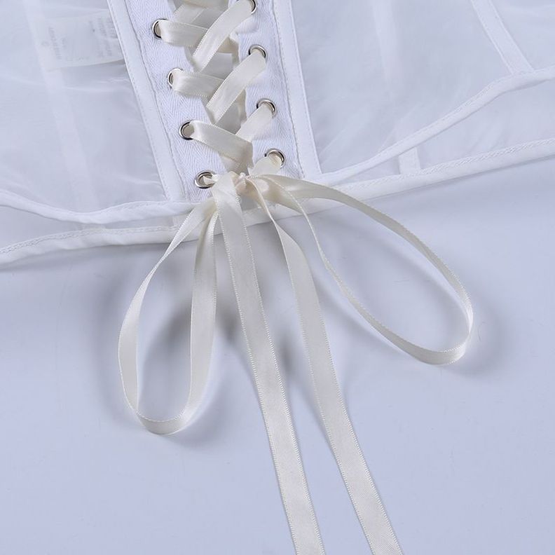 Corset Top Blanco Amaratta-3