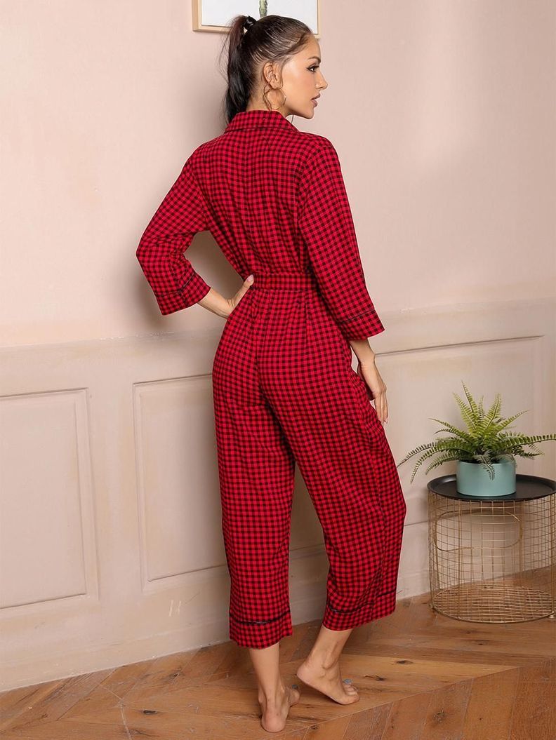 Jumper Braga Pijama Rojo Navidad-2
