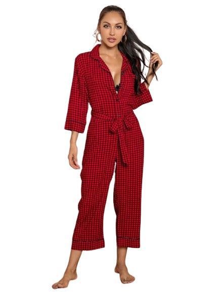 Jumper Braga Pijama Rojo Navidad-0