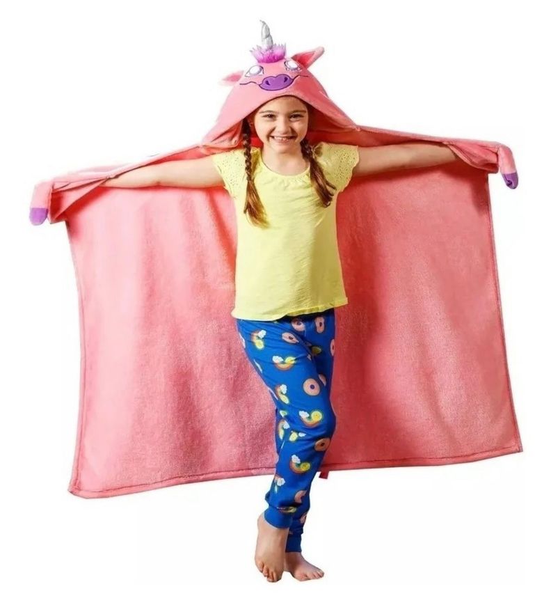 Manta Con Capucha Para Dormir Manta Para Niñs Ojos Luminosos-0