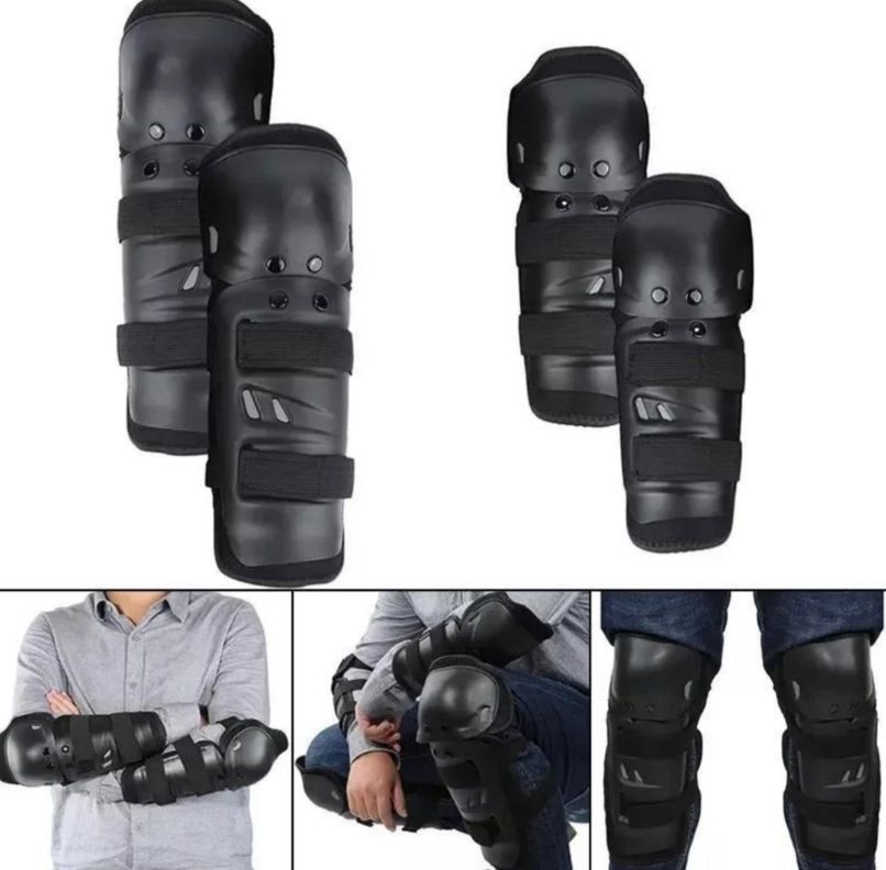 Set De Proteccion Rodilleras Y Coderas Semi Articulado-1