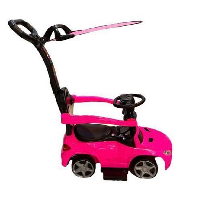 Correpasillo Auto Musical Con Luz Para Niñas Rosado-0